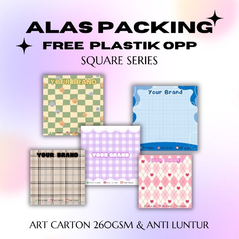 

[FREE PLASTIK] ALAS PACKING SQUARE SERIES ART CARTON 260gsm | KOTAK GELANG CINCIN | Packaging Bracelet Freebies Ring Jewelry Beads Souvenir 5x5 6x6 7x7 8x8 9x9 10x10 11x11