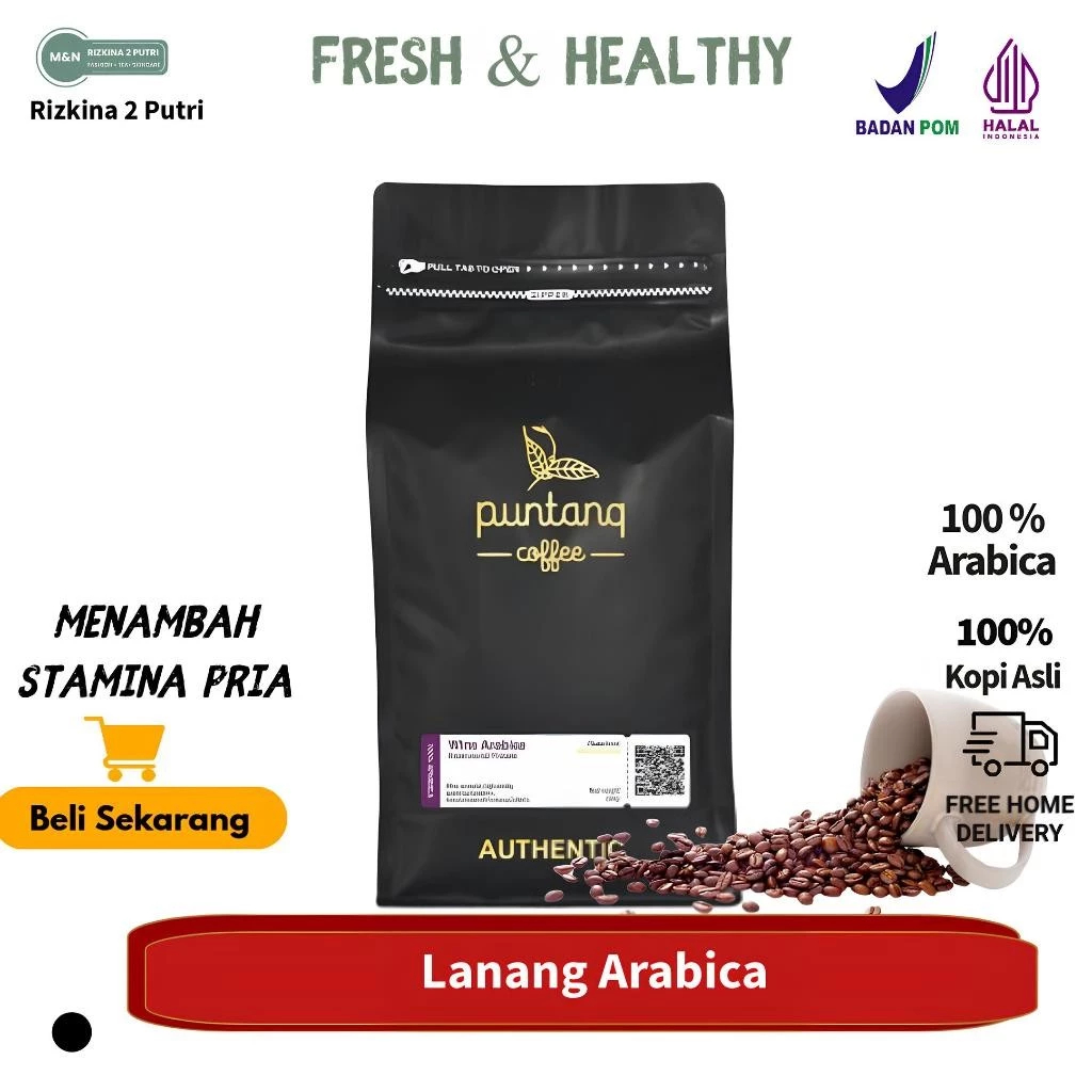 

Lanang Coffee Herbal Stamina Pria Kuat Tahan Lama Super Premium Coffee Pria Kopi Gunung Puntang