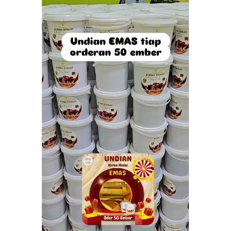 

Kurma Khalas pake ember lebih Steril dan Higienis