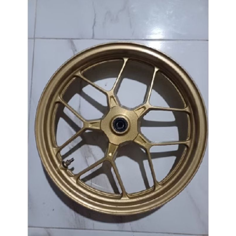 Velg Pelek Racing Depan Motor Honda Vario 125 New/150 Old Second Original Copotan Warna Gold