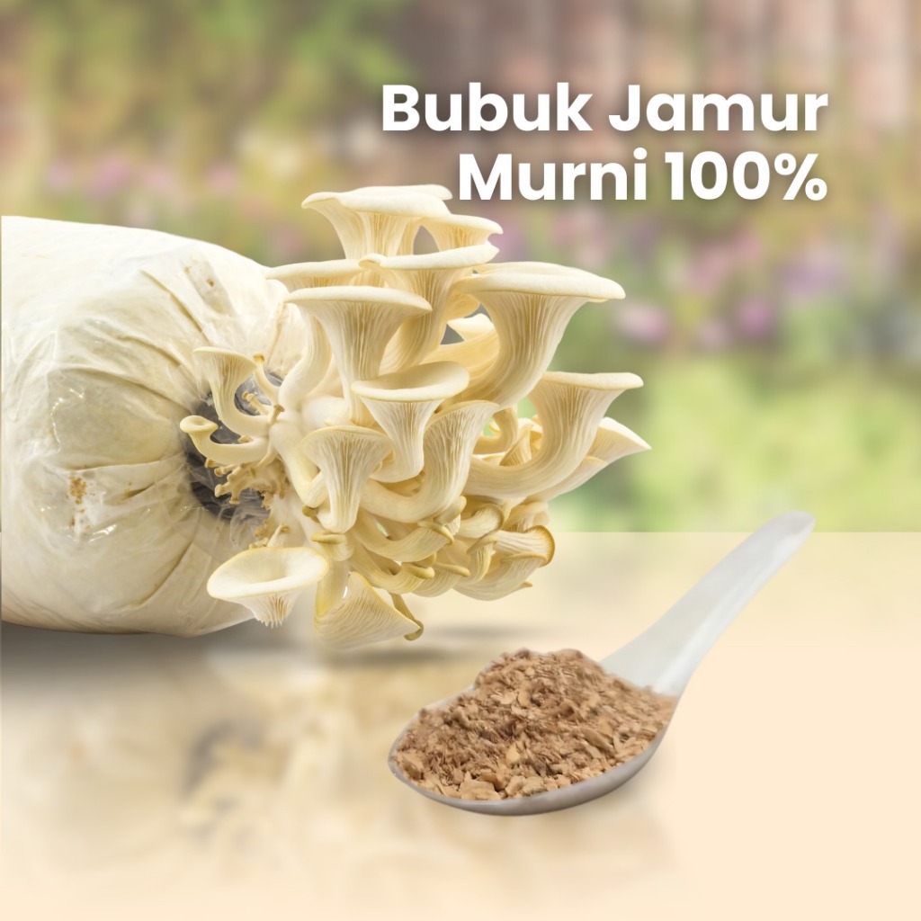 

Bubuk Jamur Murni 100% Alami