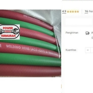 

Selang Las Double METAGOMMA LPG Blander Blender Twin Welding Hose