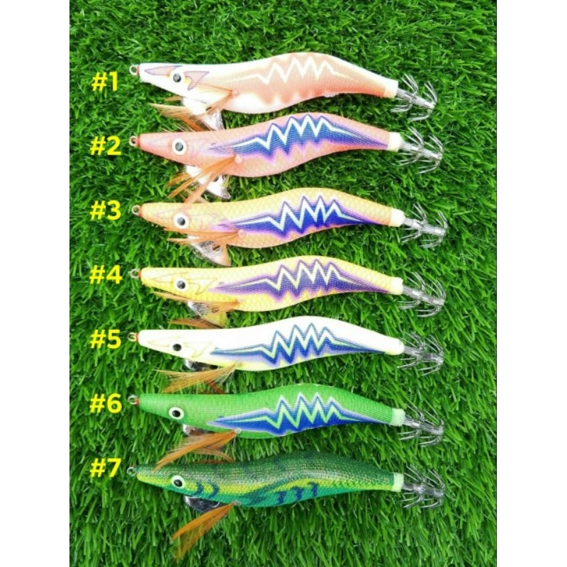 UMPAN PANCING CUMI EGI SQUID LAZARUS #3.5 RATTLE GLOW