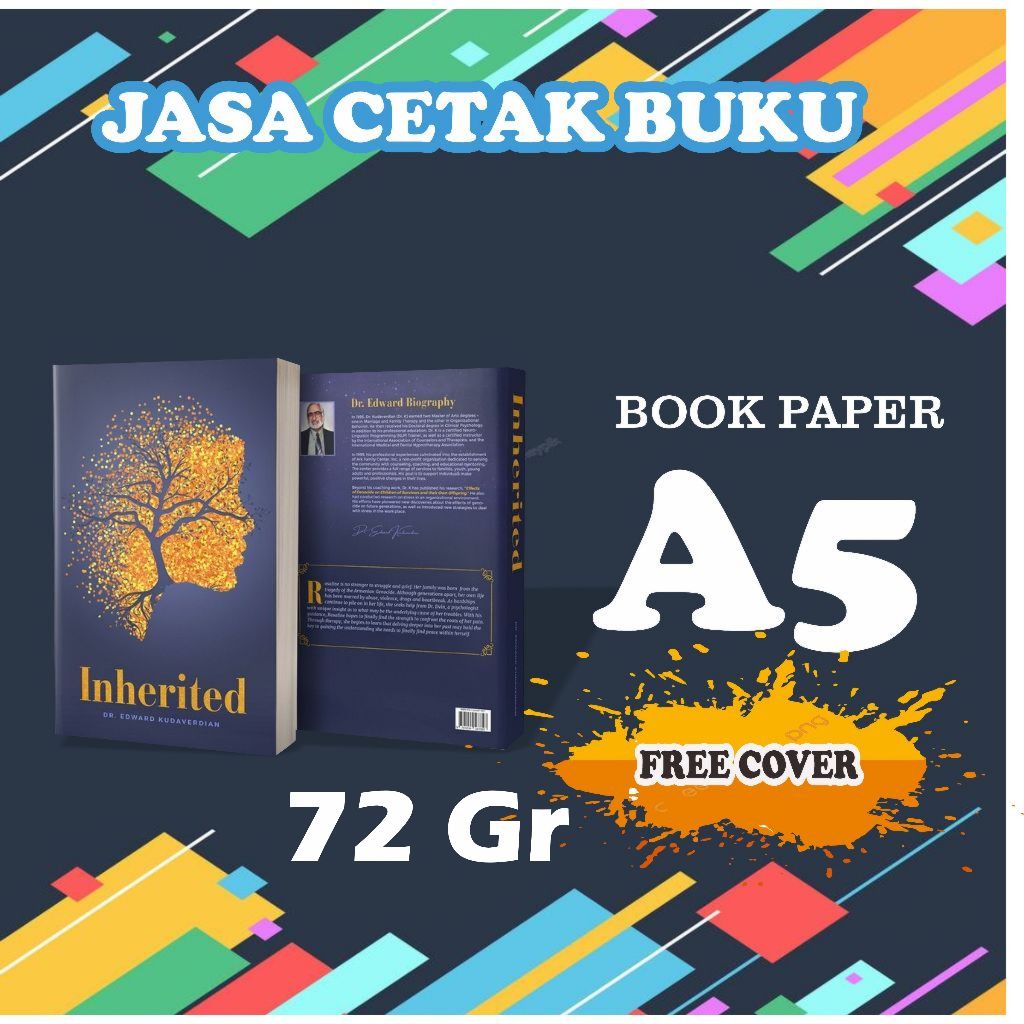 

PRINT & CETAK BUKU A5 Bookpaper 72 Gr (PREMIUM)_FREE COVER..!