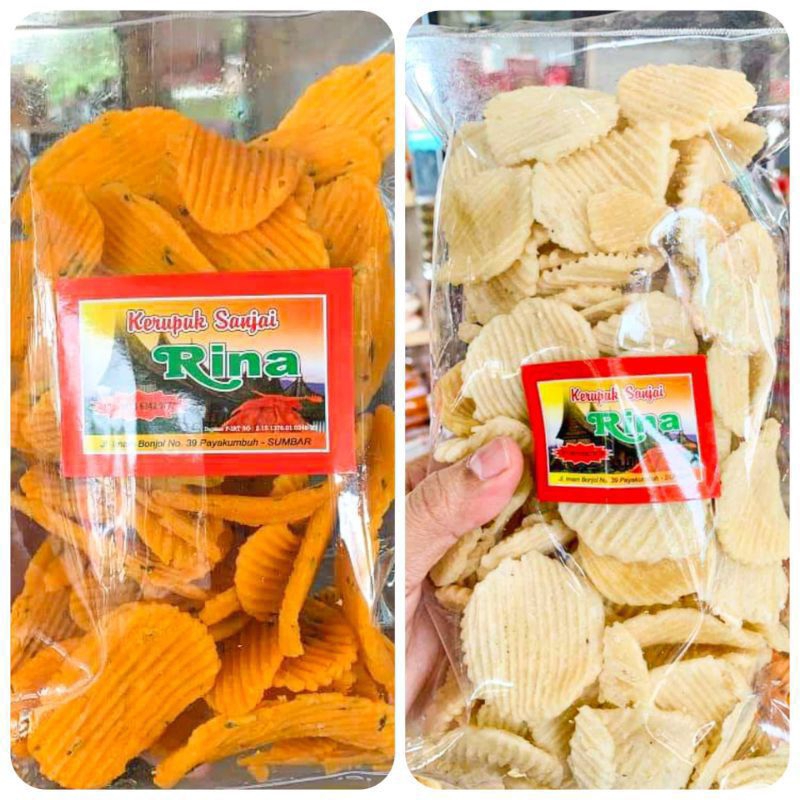 

ARAI PINANG KERIPIK ORI 250 GRAM KERUPUK SALA KHAS PADANG SUMBAR PAYAKUMBUH KRUPUK KRIPIK MERK RINA