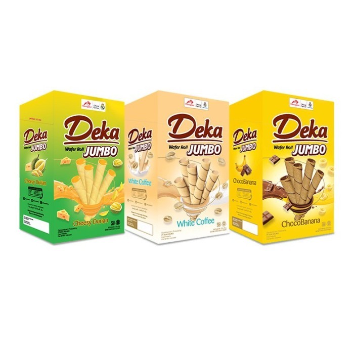 

Deka Wafer Roll Jumbo Box isi 20pcs All varian