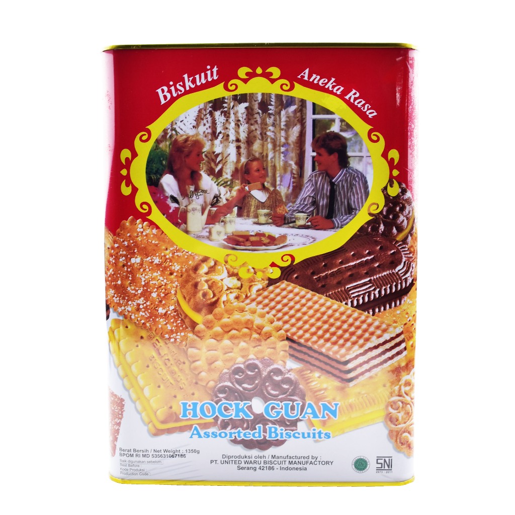 

Biskuit Aneka Rasa Kaleng UBM HOCK GUAN 1350 Gr Assoterted biscuit