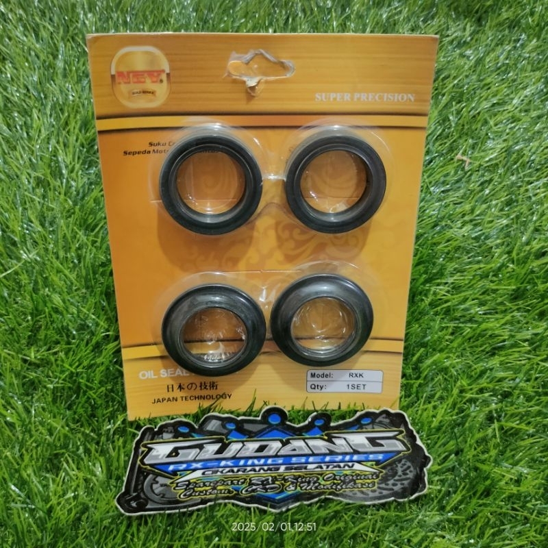 SEAL SIL SHOCK ABSOBERKER SOKBREKER DEPAN RX KING SEPAKET SEAL DEBU RX KING NEW RX KING LAMA UNIVERS