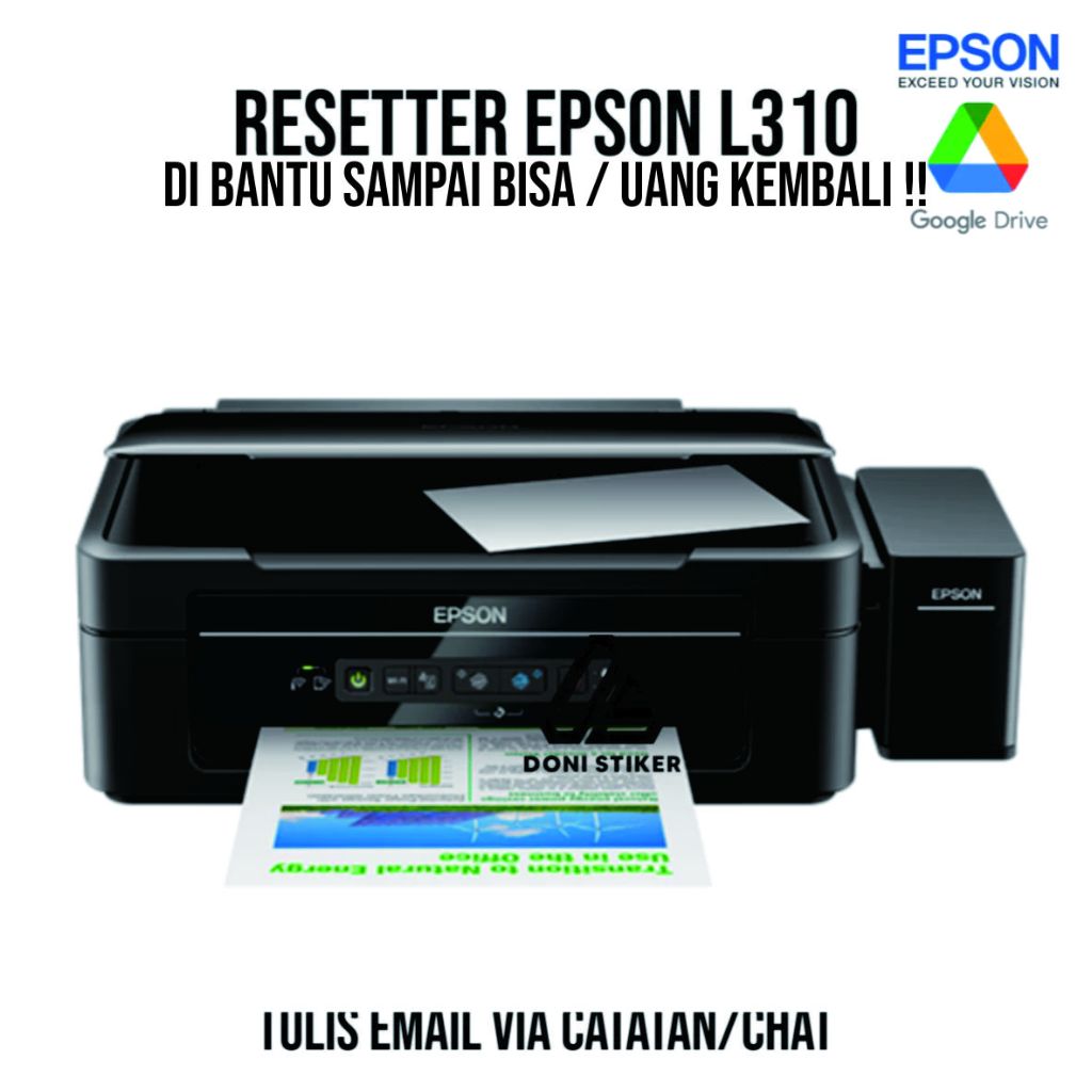 resetter epson L310 bonus video tutorial