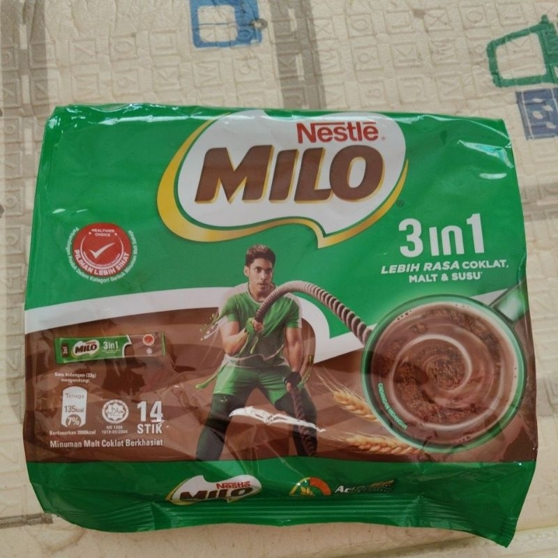 

MILO 3 in 1 Activ-Go Malaysia 14 sachet
