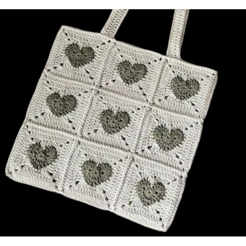 tas rajut selempang bahu unik