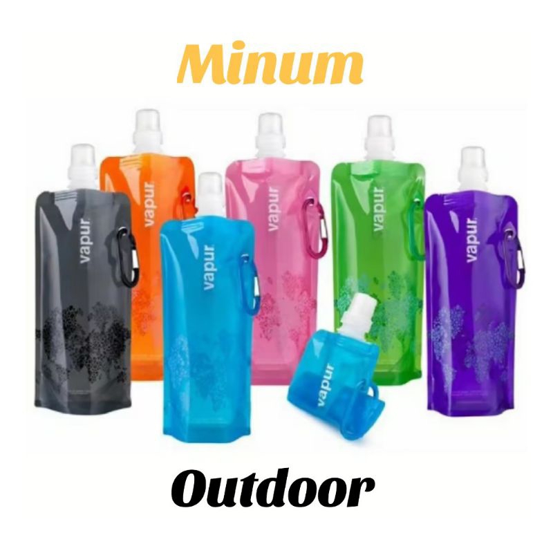Tempat Minum Botol Lipat Camping Outdoor