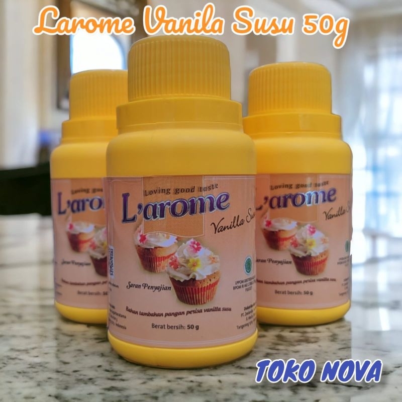 

BUBUK LAROME VANILA SUSU KEMASAN 40GR