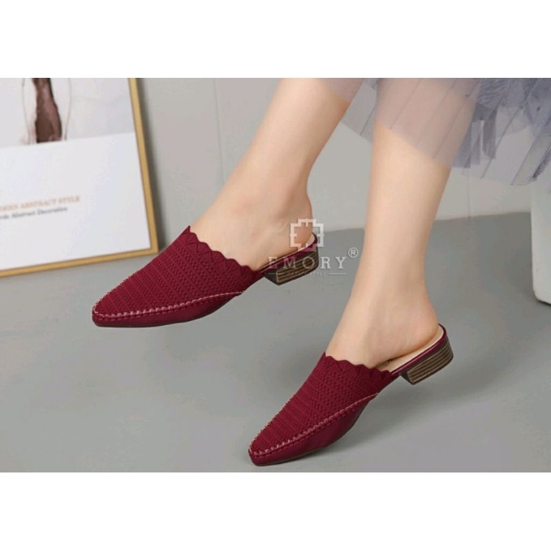 emory nestya shoes 37 maroon preloved