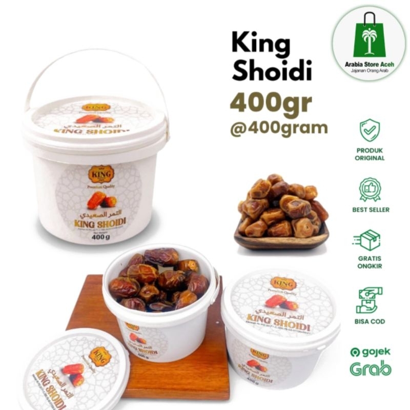 

Kurma King Shoidi 400gr Ember - Premium Quality