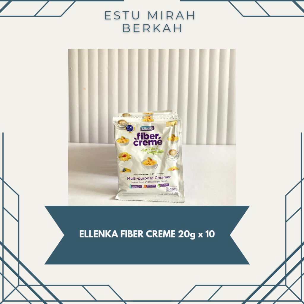 

Fiber Creme Ellenka 100g - Krimer Pengganti Santan Rendah Gula Tinggi Serat