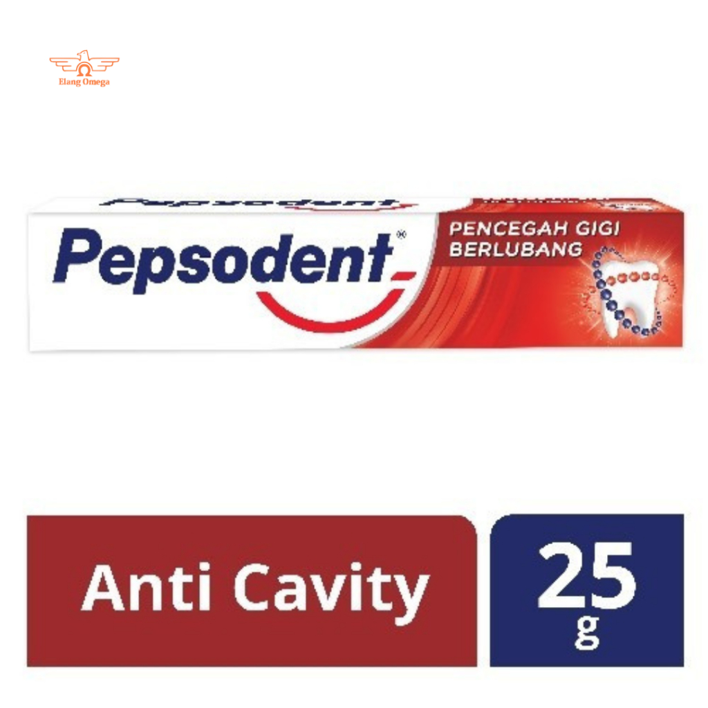 Pepsodent 25gr / pasta gigi PEPSODENT Pencegah Gigi Berlubang x 12 Pcs