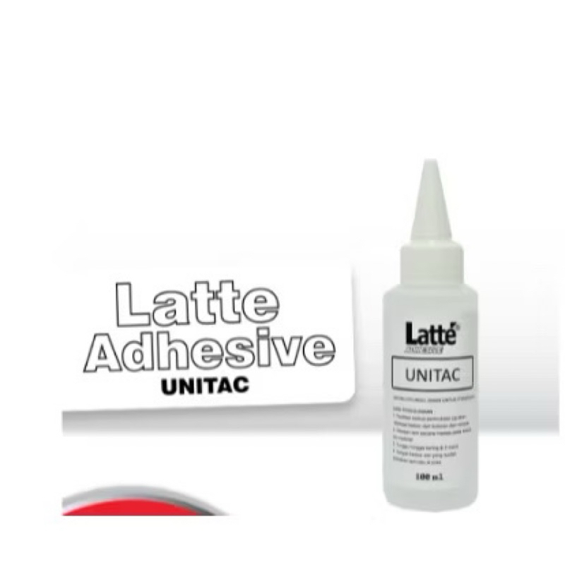 

Latte Unitac Adhesive Lem gabus Sterofoam Karton Kayu Banner