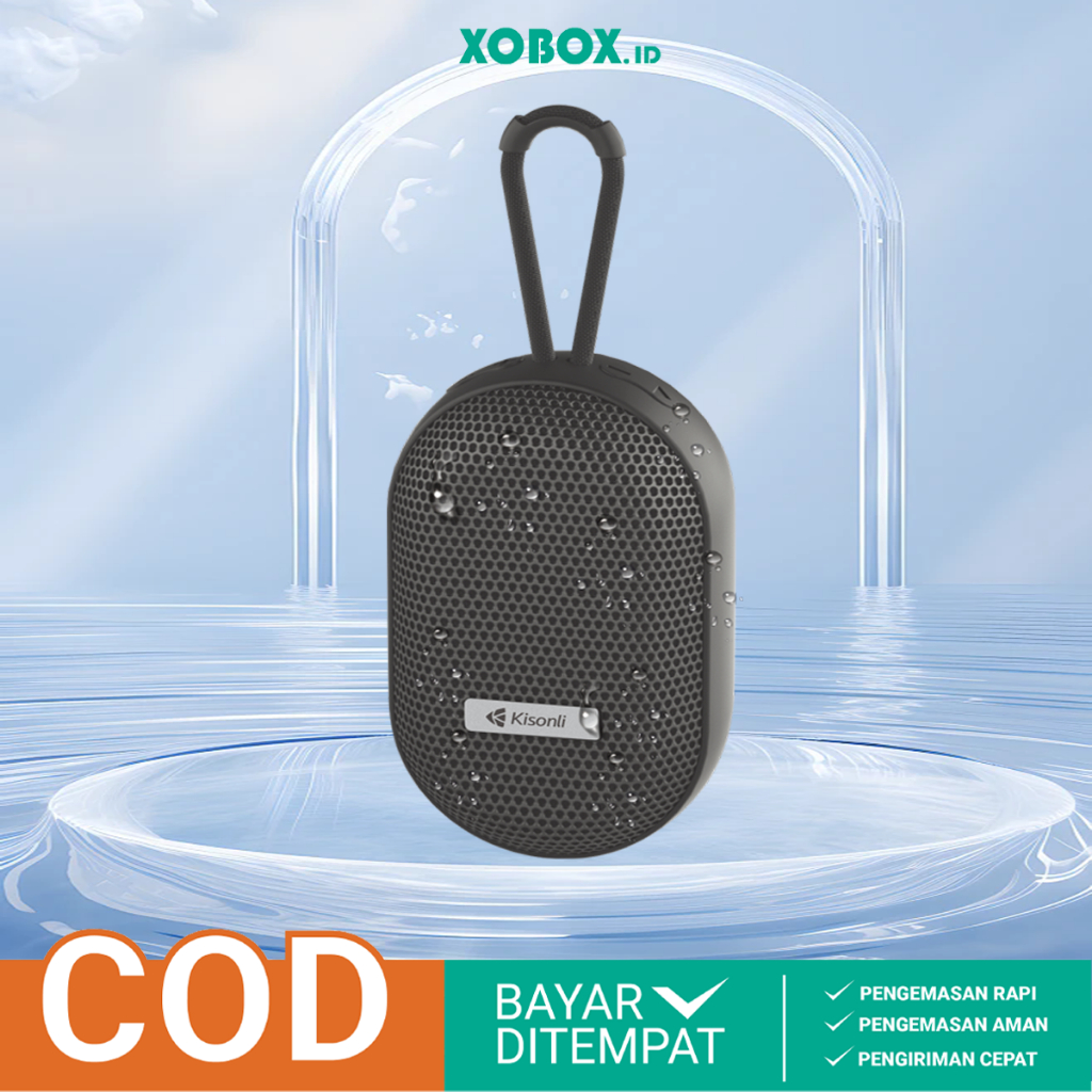 Speaker Bluetooh Mini T6 Kisonli Waterproof Speaker Wireless Portable Multifunctional