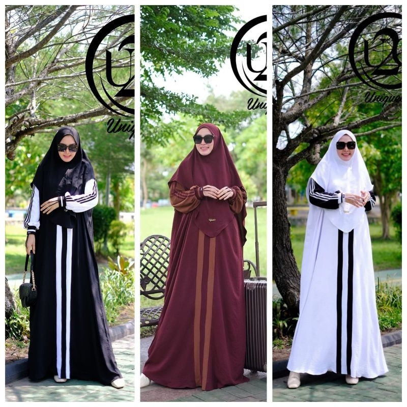 SYIFA SET SYAR'I BY BUTIK U2C WANITA ANTI GERAH UMROH HAJI DAIYLY OUTFIT FULL AORFLOW PREMIUM GAMIS 