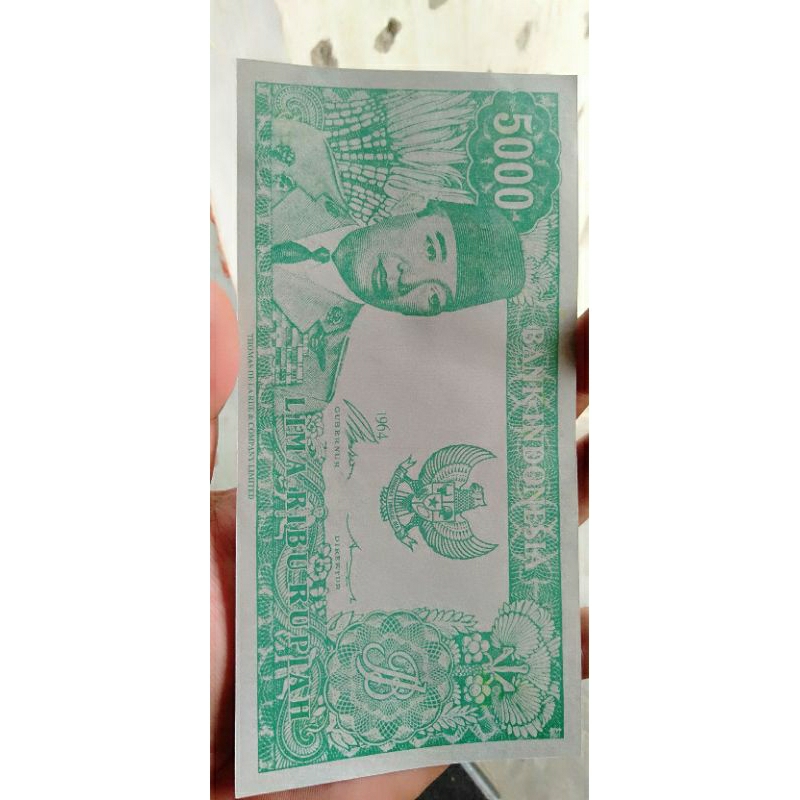 Souvenir 5000 Soekarno tahun1964