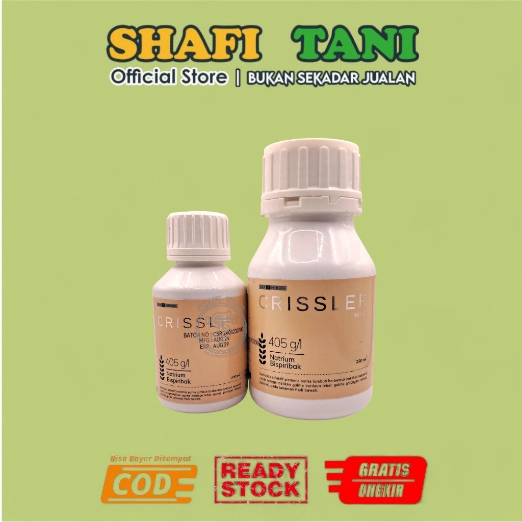 Herbisida crissler 405 Sc digunakan untuk mengendalikan gulma pada tanaman padi