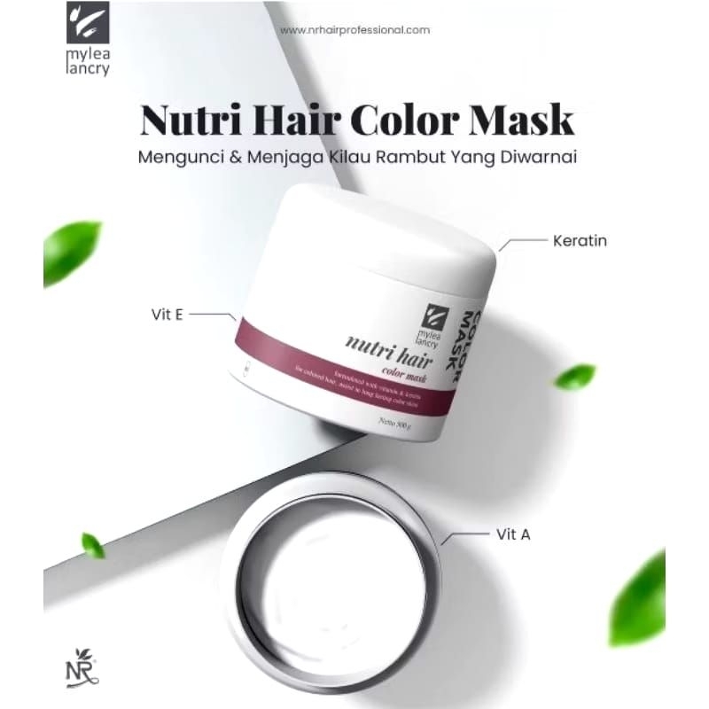 Nutri Hair Color Masker Keratin Vit E Vat A