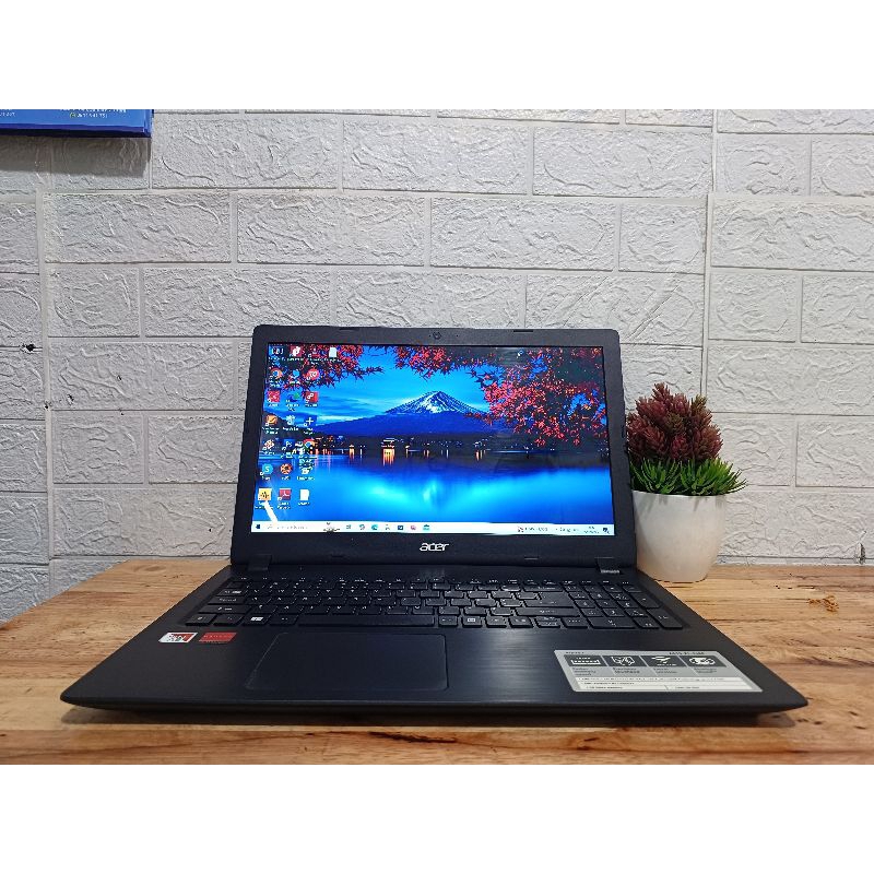 Laptop Acer Second.Laptop Acer Aspire A315-21,AMD A9,Ram 8GB,SSD 256GB,Siap Pakai Mulus&No Minus