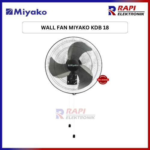 KIPAS ANGIN DINDING MIYAKO / WALL FAN MIYAKO KDB18 / KDB 18