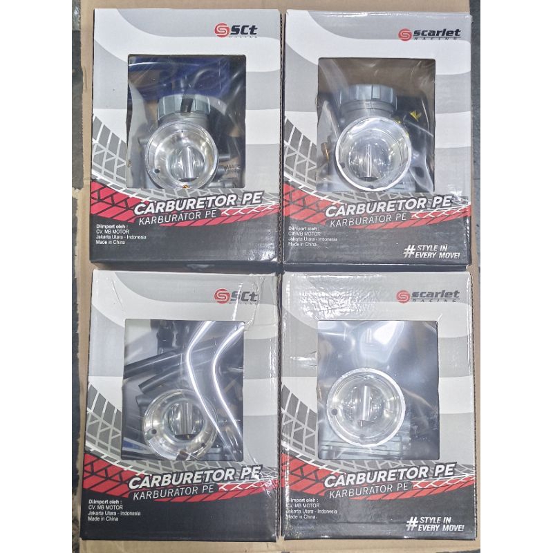 SCT By SCARLET Carburator PE 24 26 28 . KARBURATOR racing