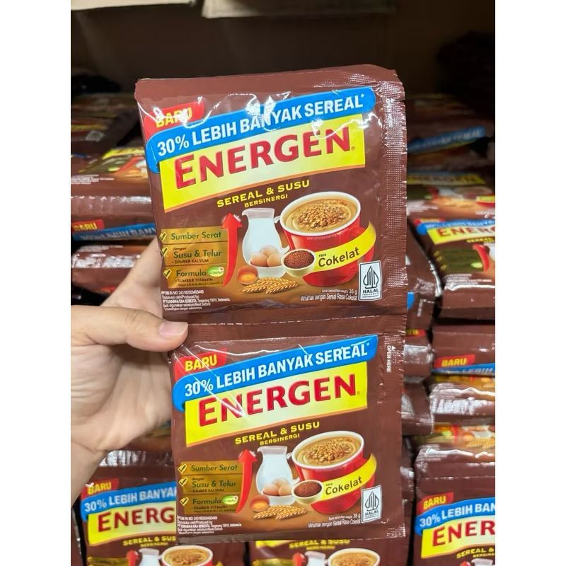 

Energen Cokelat Minuman Bubuk Sereal 1 renteng [32 gr x 10 Sachet]