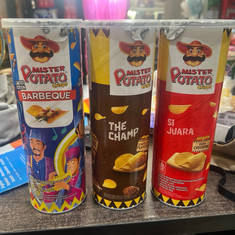 Snack Mister Potato Kaleng