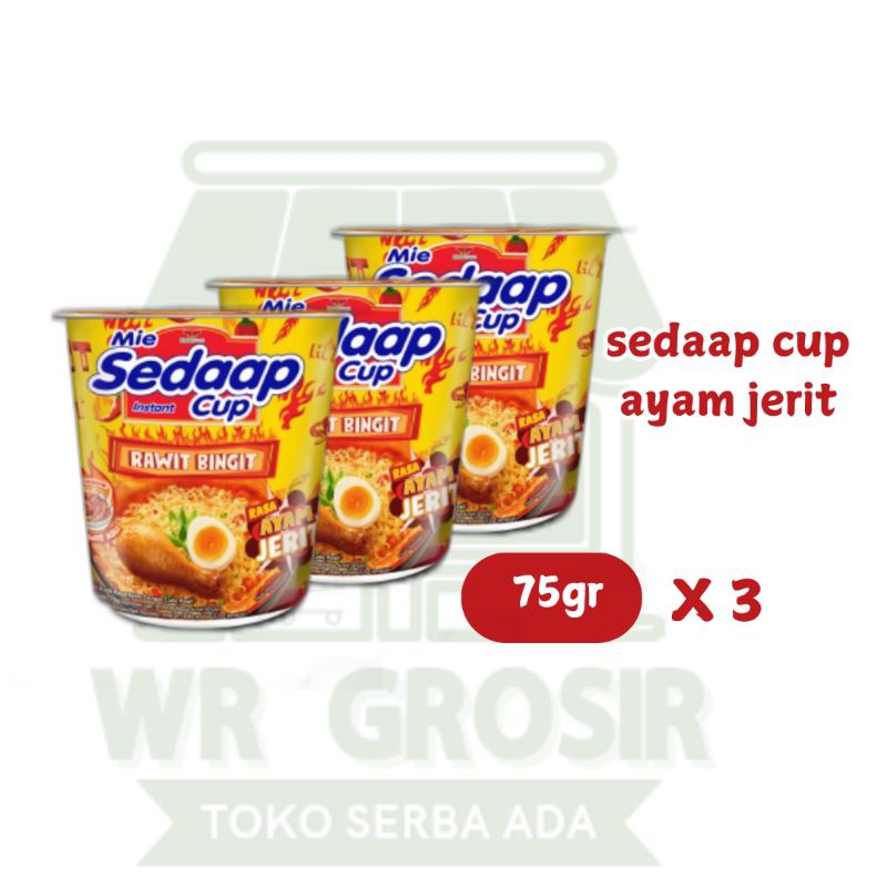 

Mie Sedaap Cup Rawit Bingit 75gr x 3