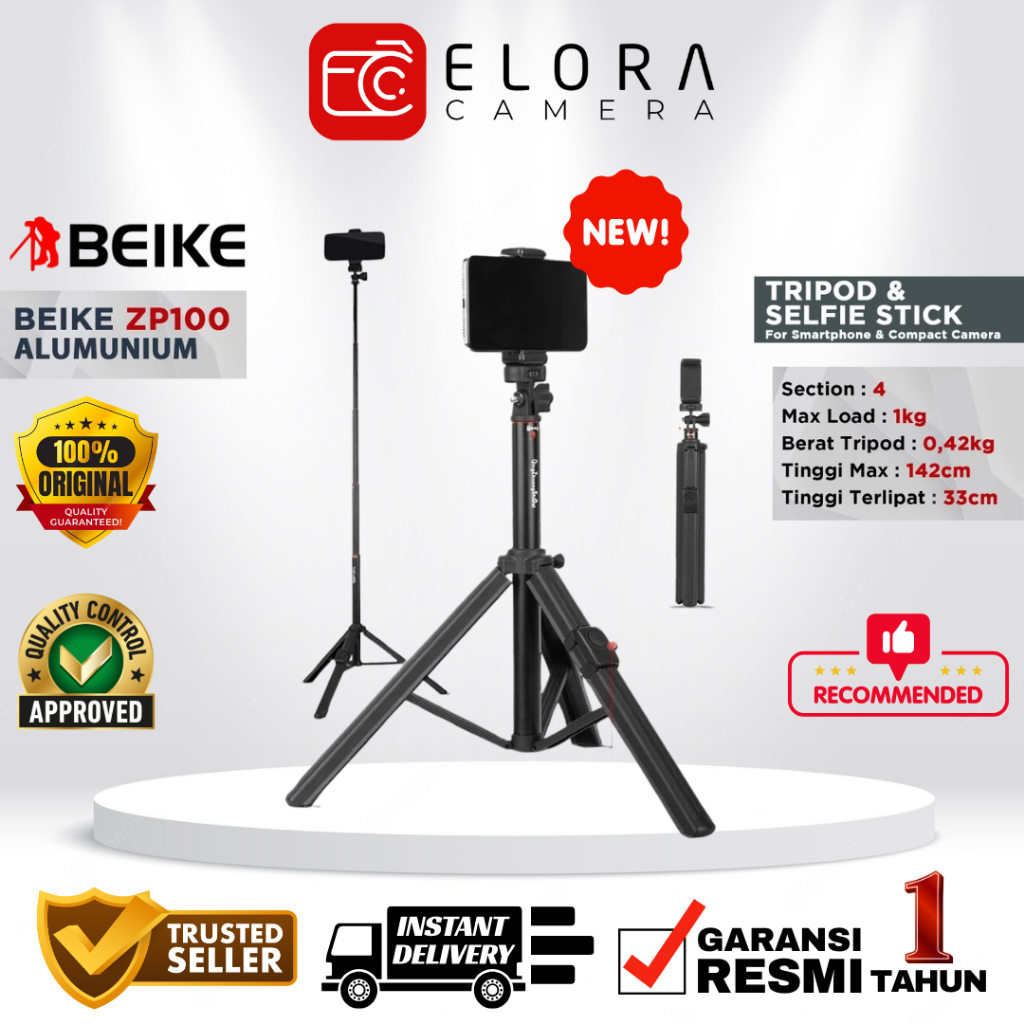 Beike ZP100 / Beike ZP 100 Tripod for Smartphone & Compact Camera