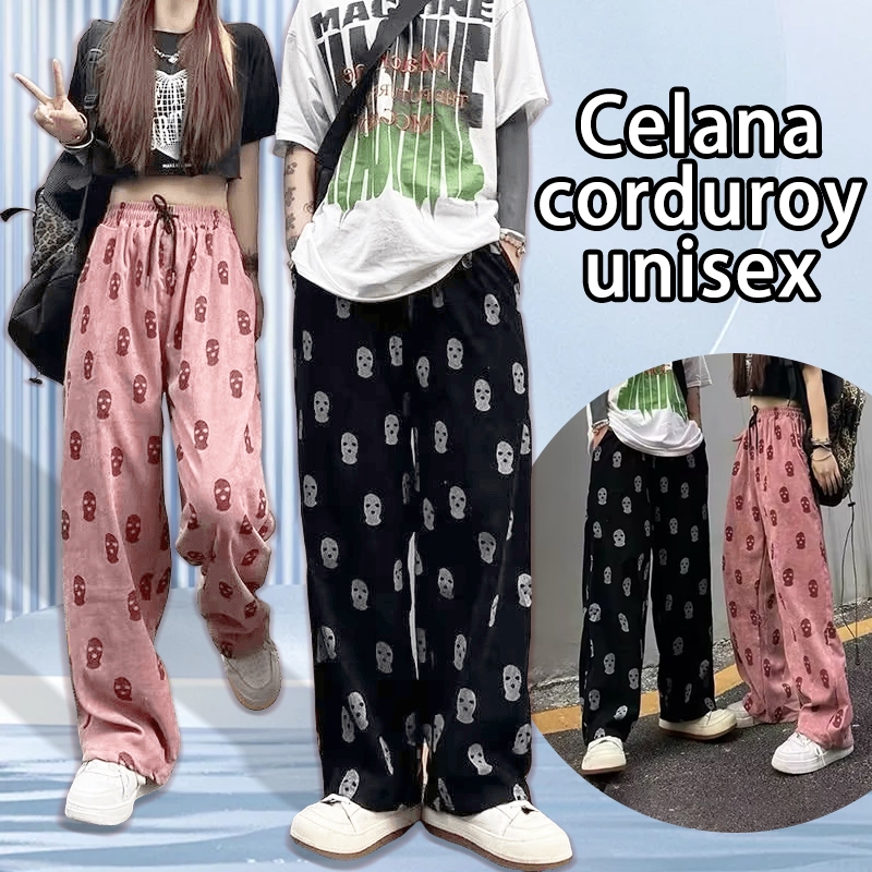 (12H Kirim)celana corduroy pria 2025 korean style new celana panjang pria fashion celana korduroy pr