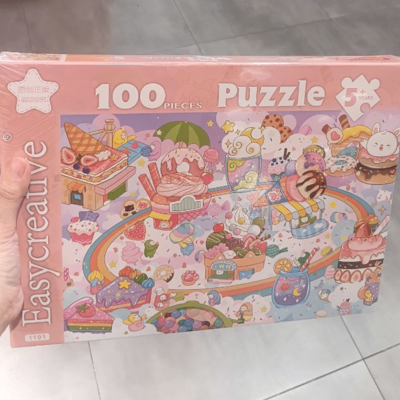 JIGSAW PUZZLE FACTORY DESSERT 100PCS