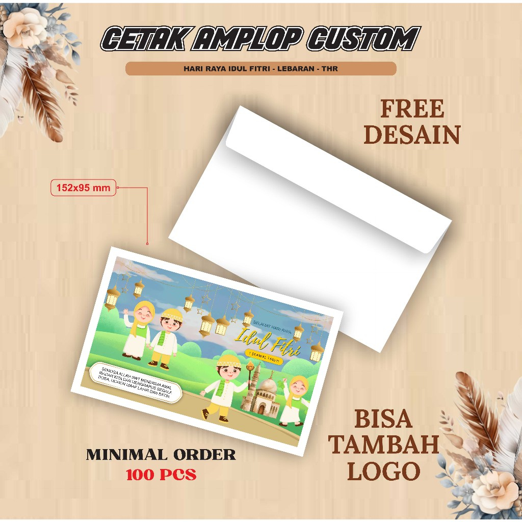 

CETAK AMPLOP IDUL FITRI / LEBARAN CUSTOM