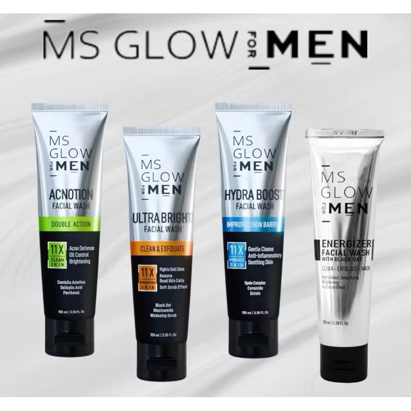 MS Glow For Men Facial Wash Series - Facial Wash MS Glow Men
