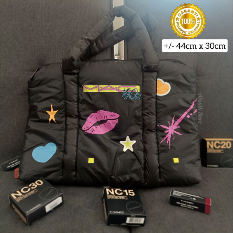 mac tote bag besar Dompet Pouch Lipstick Mac Original Lipstik