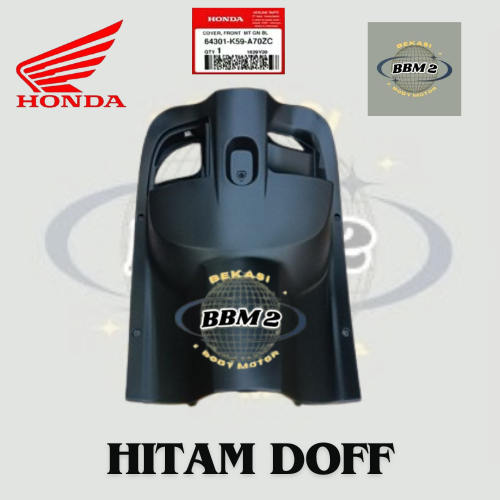 Cover Inner Dashboard Legshield Kontak Scoopy K93 FI ESP DONAT 2017 2018 2019 2020 Hitam Doff
