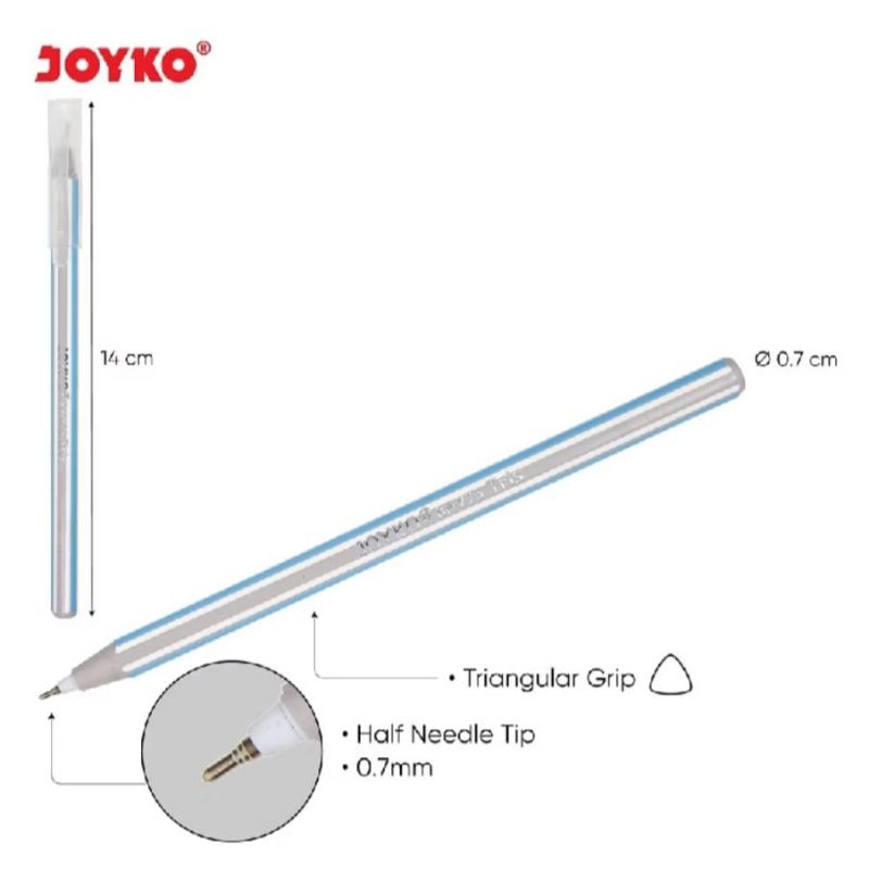 

Pulpen pena Joyko BP-275 Tris 0, 7 mm