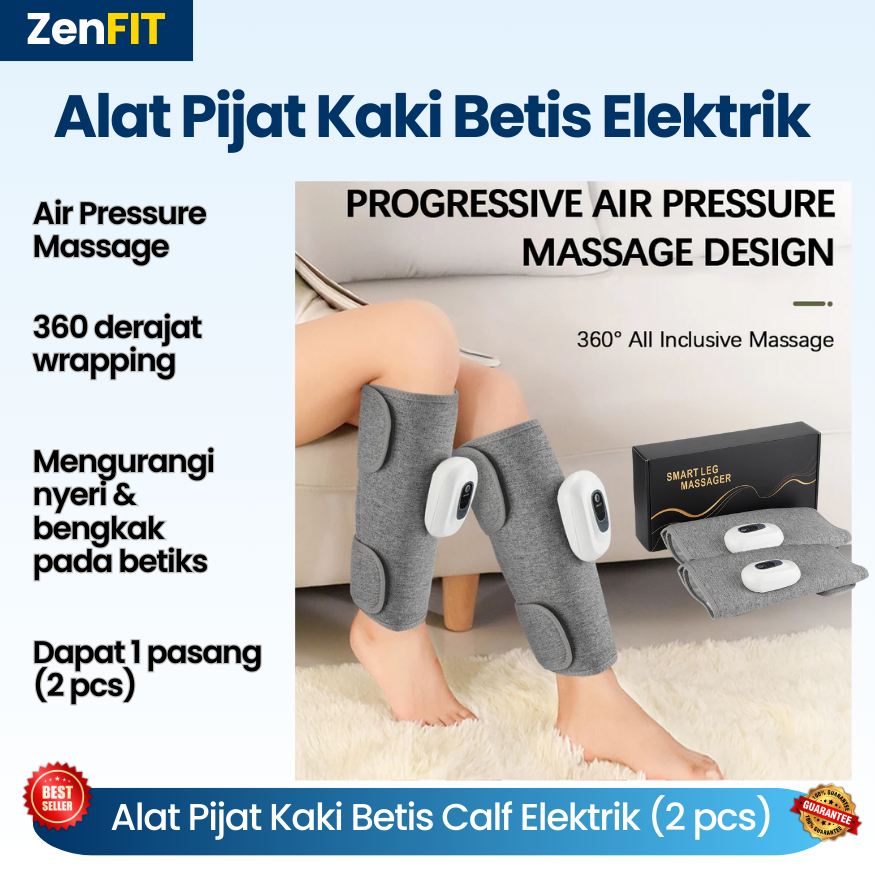 ZenFit Alat Pijat Kaki Betis Leg Massager Portable - Nyeri Betis Cidera Olahraga Varises Alat terapi