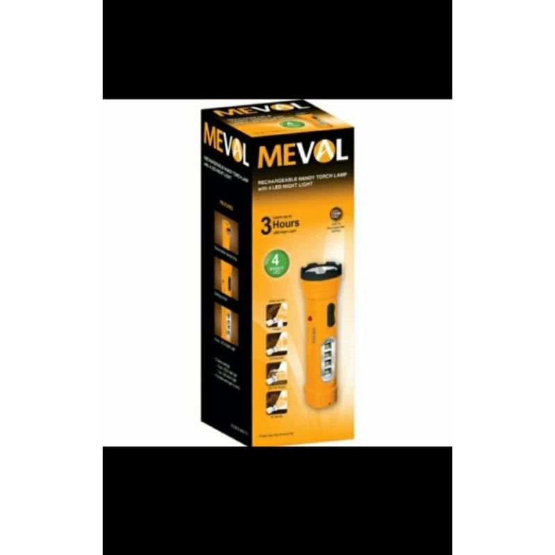 senter meval led MT1-01A senter tangan meval led original