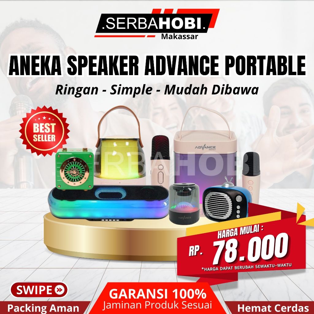 SPEAKER ADVANCE PORTABLE / SPEAKER MURAH / SPEAKER MINI