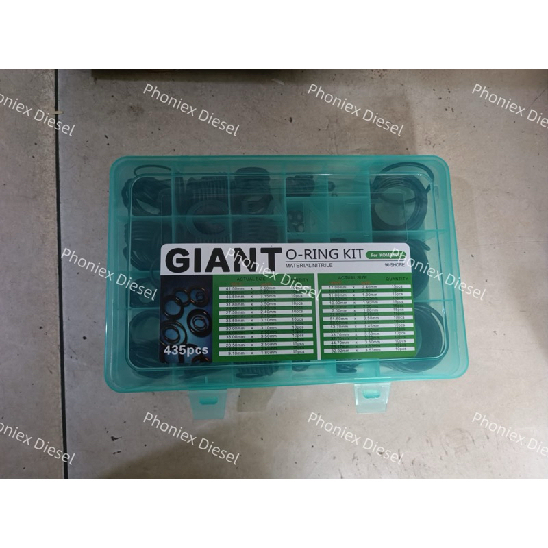 GIANT O-RING KIT for KOMATSU (ORING KIT)
