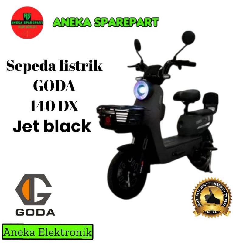 PROMO Sepeda listrik Goda 140 DX jet black