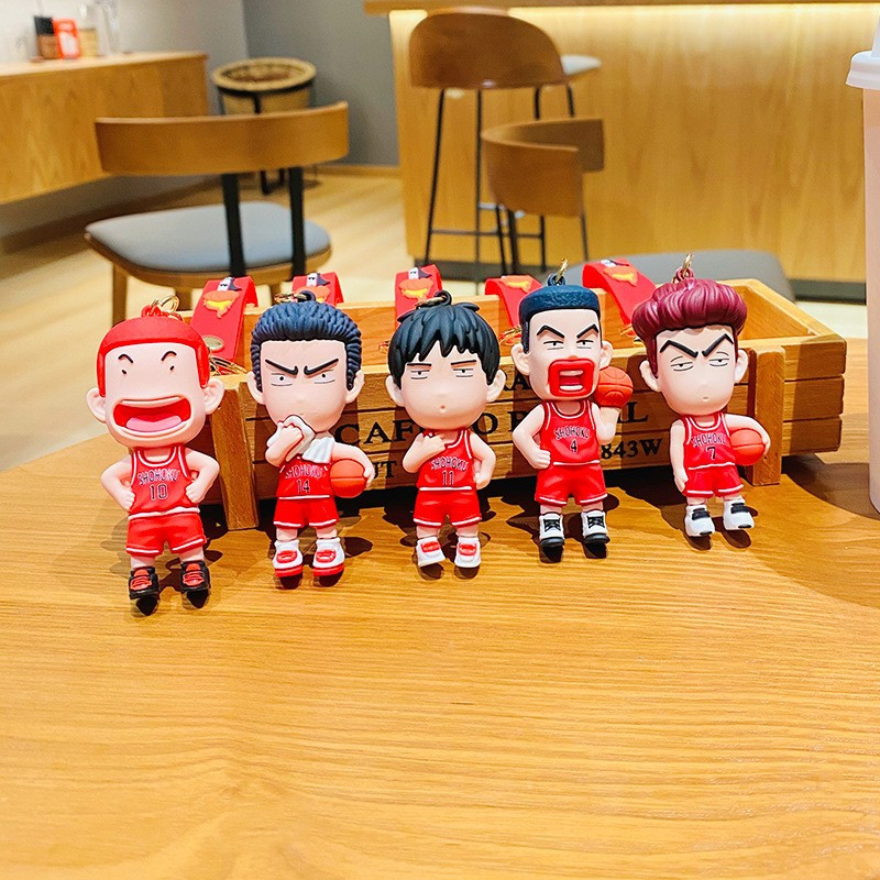 Gantungan Kunci Slam Dunk Keychain Sakuragi Hanamichi Rukawa Shohoku gantungan tas ransel slamdunk
