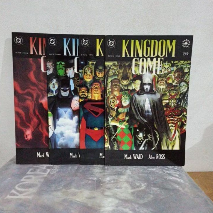 Komik Original KINGDOM COME Mark WAID Alex ROSS Volume 1-4 Tamat Fullset
