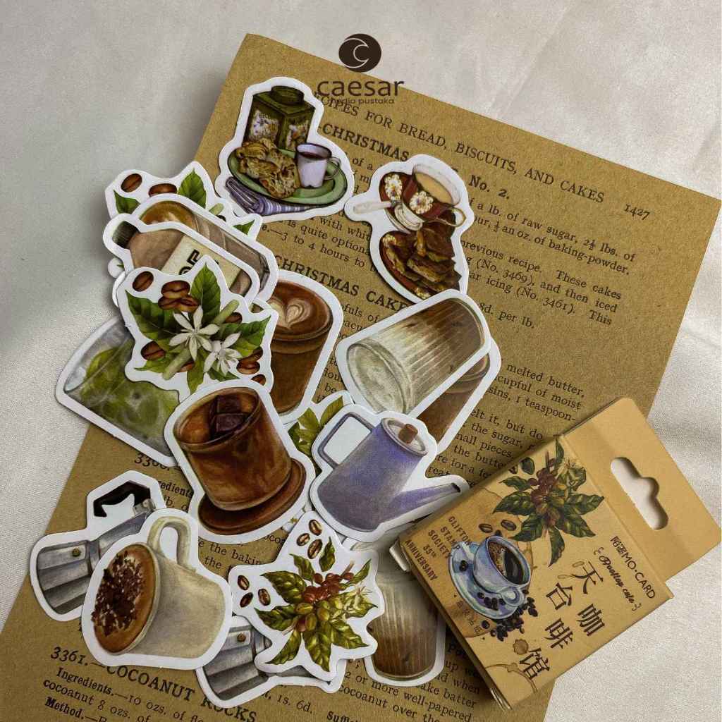 

Coffee Deco Sticker Aesthetic Isi 46 Pcs - Caesar Media Pustaka