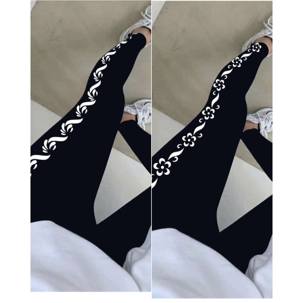 PROMO NEW LEGGING IMPORT WANITA LIST SABLON BATIK /LEGGING IMPORT MURAH